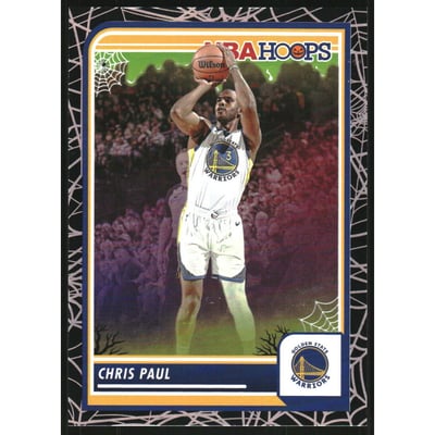 2023-24 Hoops Haunted Hoops Holo Webs #134 Chris Paul