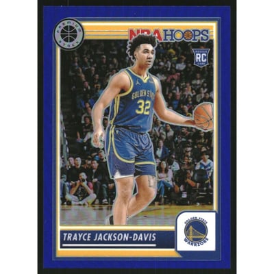 2023-24 Hoops Premium Stock Blue Prizm #68 Trayce Jackson-Davis