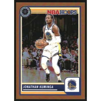 2023-24 Hoops Premium Stock Orange Prizm #231 Jonathan Kuminga