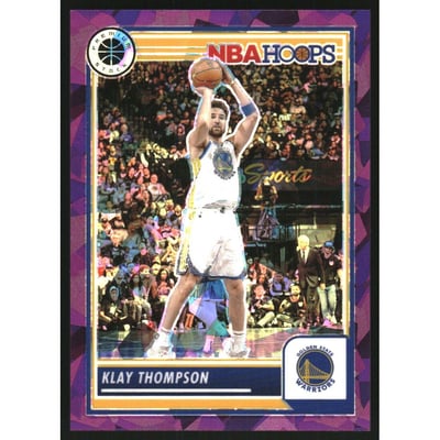 2023-24 Hoops Premium Stock Purple Ice Prizm #255 Klay Thompson