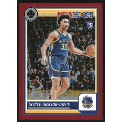 2023-24 Hoops Premium Stock Red Prizm #68 Trayce Jackson-Davis