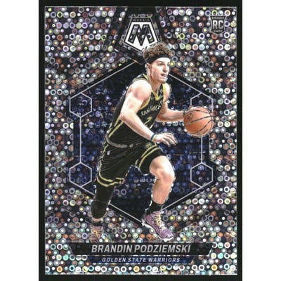 2023-24 Panini Mosaic Mosaic Fast Break Silver #245 Brandin Podziemski