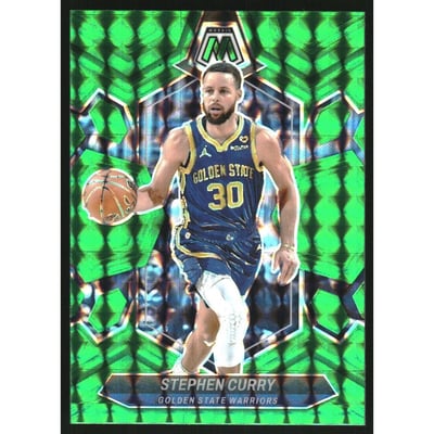 2023-24 Panini Mosaic Mosaic Green #3 Stephen Curry