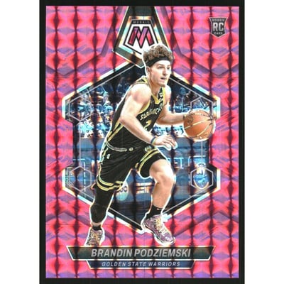 2023-24 Panini Mosaic Mosaic Pink #245 Brandin Podziemski