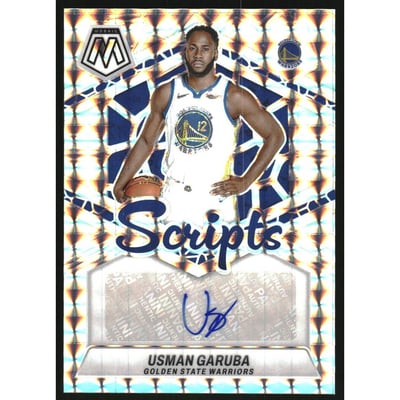 2023-24 Panini Mosaic Scripts #6 Usman Garuba