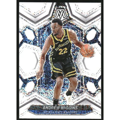 2023-24 Panini Mosaic White Sparkle #101 Andrew Wiggins