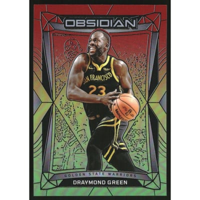 2023-24 Panini Obsidian Electric Etch Reggae Flood #88 Draymond Green