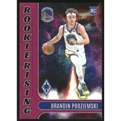 2023-24 Panini Phoenix Rookie Rising Pink #25 Brandin Podziemski