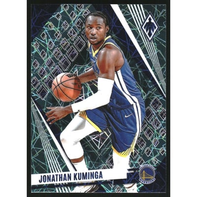 2023-24 Panini Phoenix Teal Lazer #112 Jonathan Kuminga