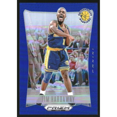 2023-24 Panini Prizm Deca Prizms Blue #111 Tim Hardaway