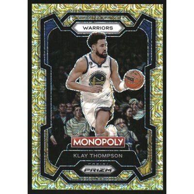 2023-24 Panini Prizm Monopoly Gold Millionaire Shimmer #29 Klay Thompson