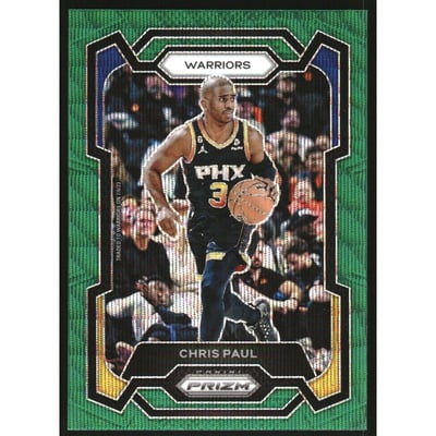 2023-24 Panini Prizm Prizms Green Wave #99 Chris Paul