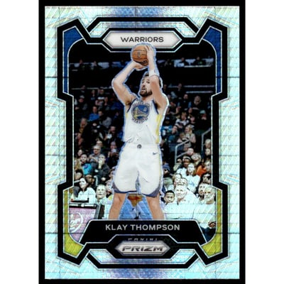 2023-24 Panini Prizm Prizms Hyper #109 Klay Thompson