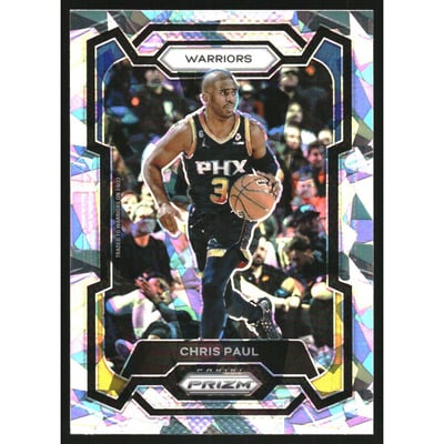 2023-24 Panini Prizm Prizms Ice #99 Chris Paul