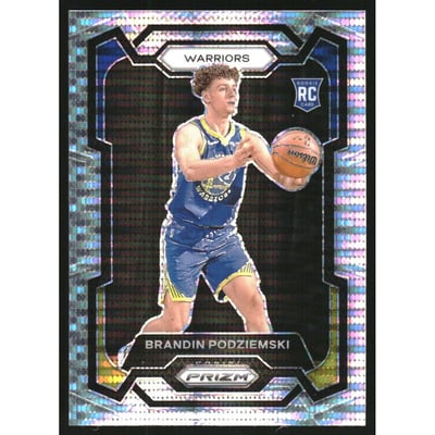2023-24 Panini Prizm Prizms Pulsar #147 Brandin Podziemski