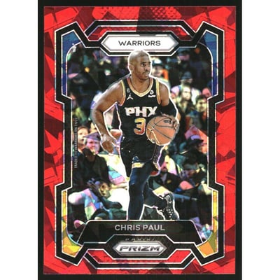 2023-24 Panini Prizm Prizms Red Ice #99 Chris Paul