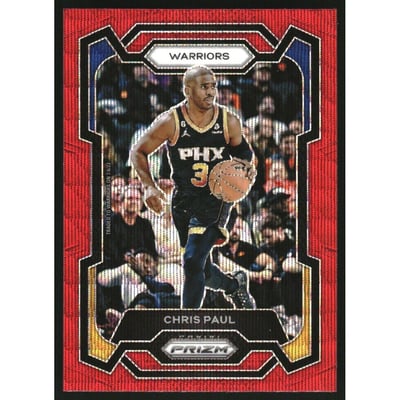 2023-24 Panini Prizm Prizms Ruby Wave #99 Chris Paul