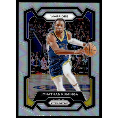 2023-24 Panini Prizm Prizms Silver #48 Jonathan Kuminga
