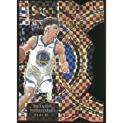 2023-24 Select Prizms Bronze Checker Die-Cut #104 Brandin Podziemski