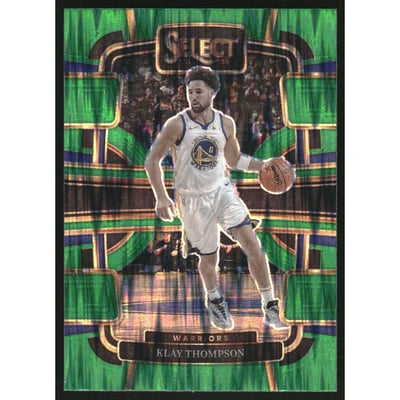 2023-24 Select Prizms Green Shock #3 Klay Thompson