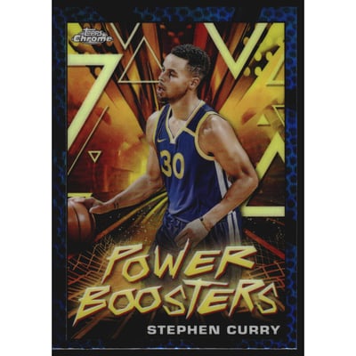 2023-24 Topps Chrome Power Boosters Blue Basketball Refractors #PB6 Stephen Curry