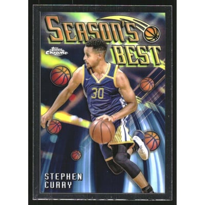 2023-24 Topps Chrome Season's Best #SB5 Stephen Curry