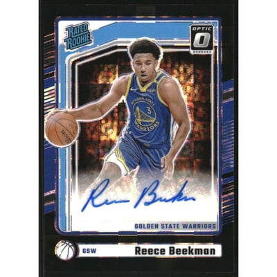 2024-25 Donruss Optic Black Pandora #323 Reece Beekman RR AU