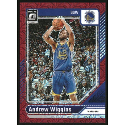 2024-25 Donruss Optic Choice Red #195 Andrew Wiggins