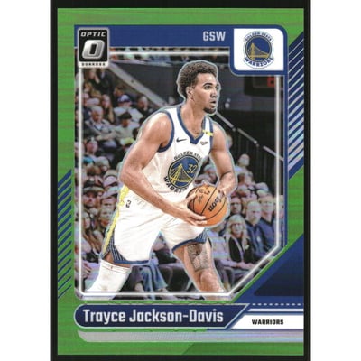 2024-25 Donruss Optic Lime Green #210 Trayce Jackson-Davis