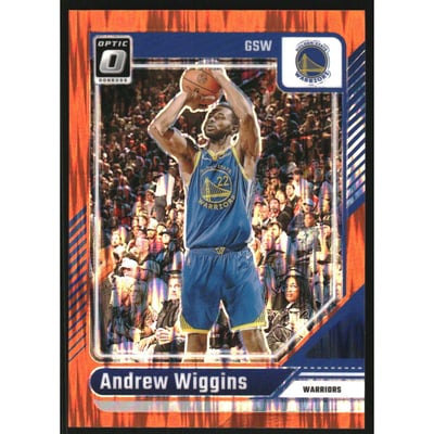 2024-25 Donruss Optic Orange Shock #195 Andrew Wiggins