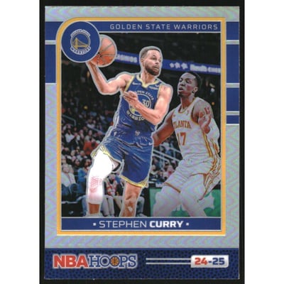 2024-25 Hoops Premium Prizms Silver #141 Stephen Curry