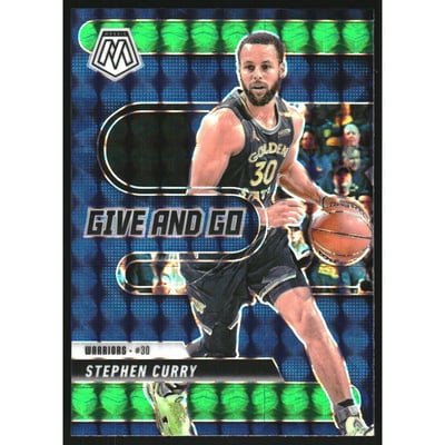 2024-25 Panini Mosaic Give and Go Mosaic Green #9 Stephen Curry