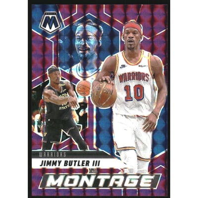 2024-25 Panini Mosaic Montage Mosaic Purple #13 Jimmy Butler III