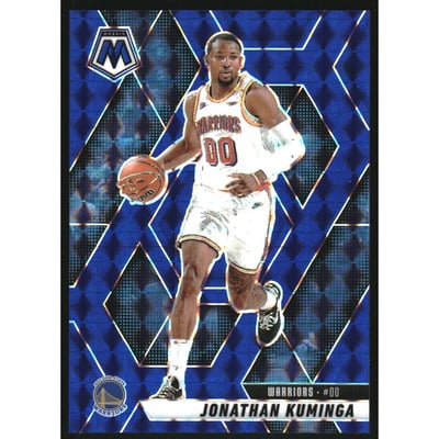 2024-25 Panini Mosaic Mosaic Blue #193 Jonathan Kuminga