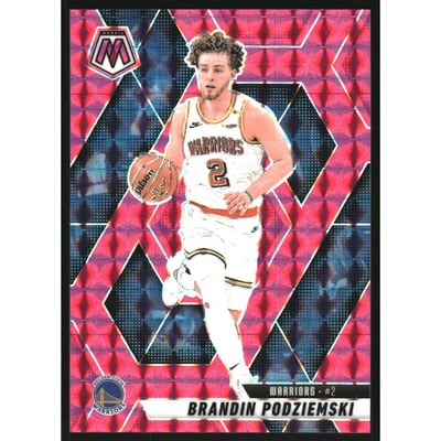 2024-25 Panini Mosaic Mosaic Pink #105 Brandin Podziemski