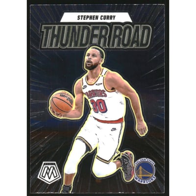 2024-25 Panini Mosaic Thunder Road #5 Stephen Curry