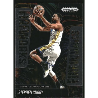 2024-25 Panini Prizm Black Fireworks #2 Stephen Curry