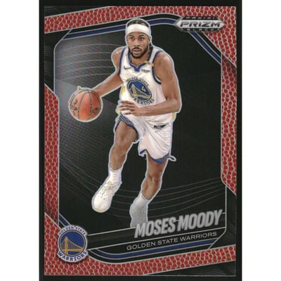 2024-25 Panini Prizm Black Prizms Basketball #175 Moses Moody