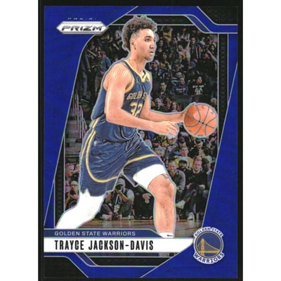 2024-25 Panini Prizm Prizms Blue #188 Trayce Jackson-Davis