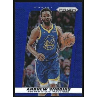 2024-25 Prizm Deca Prizms Blue #37 Andrew Wiggins