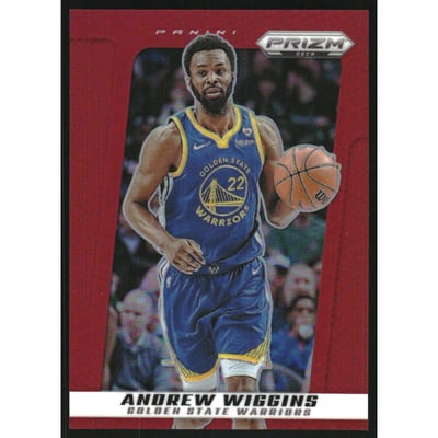 2024-25 Prizm Deca Prizms Red #37 Andrew Wiggins