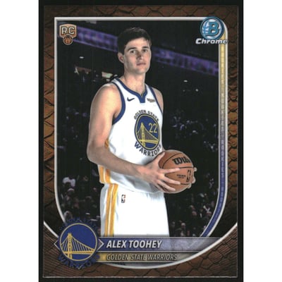 2025-26 Bowman Chrome Reptilian Refractors #BCV48 Alex Toohey