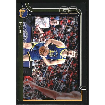 2025-26 Topps Black #139 Quinten Post