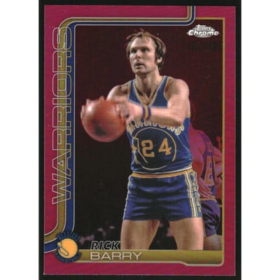 2025-26 Topps Chrome Magenta Refractors #249 Rick Barry
