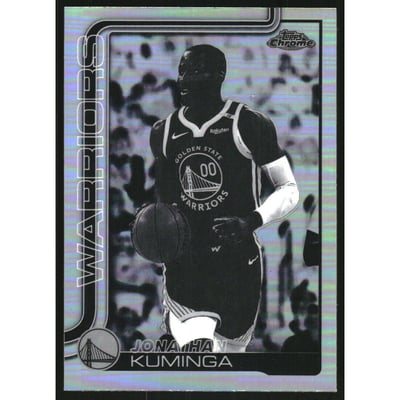 2025-26 Topps Chrome Negative Refractors #211 Jonathan Kuminga