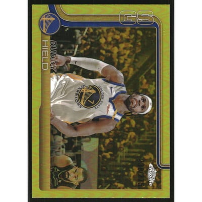 2025-26 Topps Chrome Yellow Refractors #215 Buddy Hield