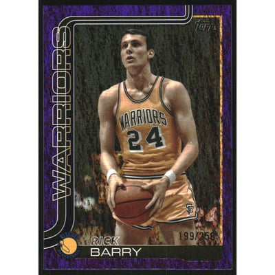 2025-26 Topps Purple Holo Foil #258 Rick Barry