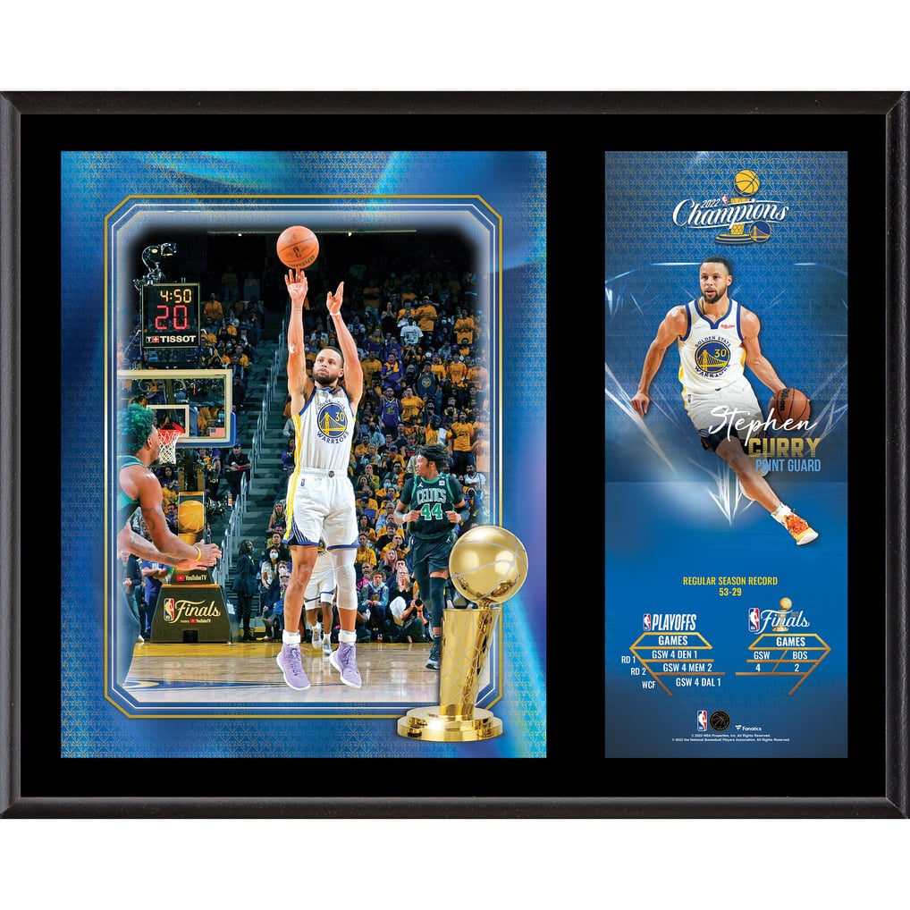 Fanatics Authentic Stephen Curry Golden State Warriors 2022 NBA 