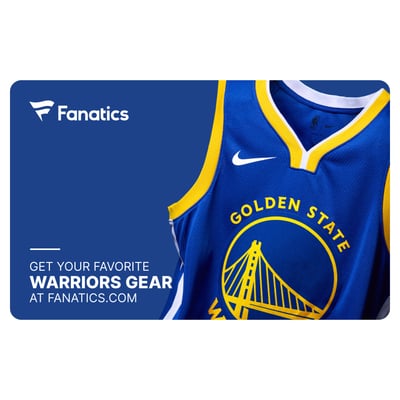 Golden State Warriors Fanatics eGift Card ($10 - $500)