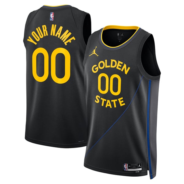 Maillot Golden State Warriors "The City" Rick Barry Signé Chris Mullin - Taille L